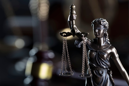 lady justice with gavel