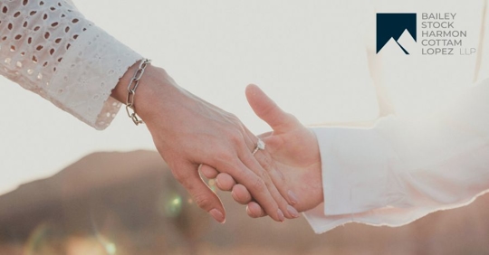 engaged couple