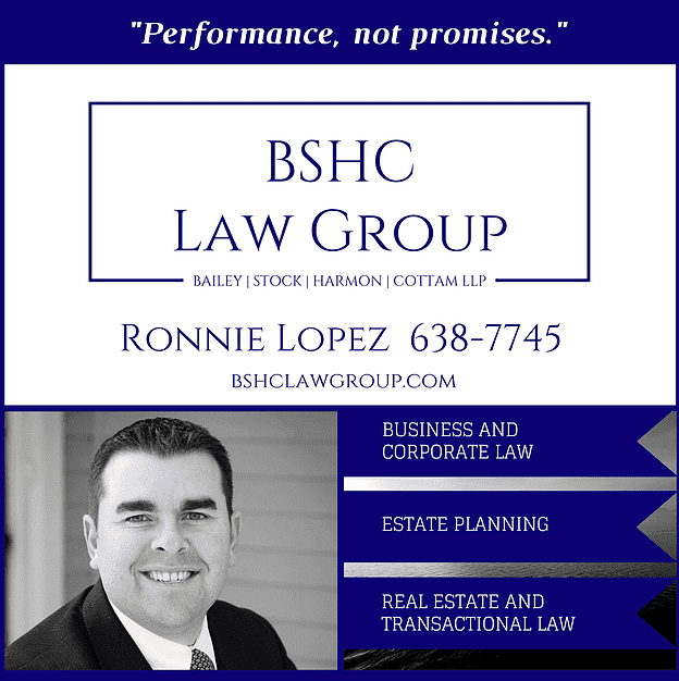 Ronnie Lopez of BSHC Law Group. “Performance, not promises”